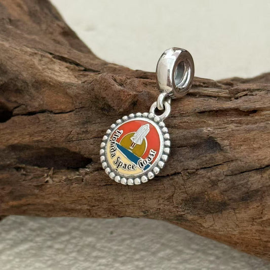 Florida Space Coast Exclusive Dangle Charm Pendant for Pandora Bracelet
