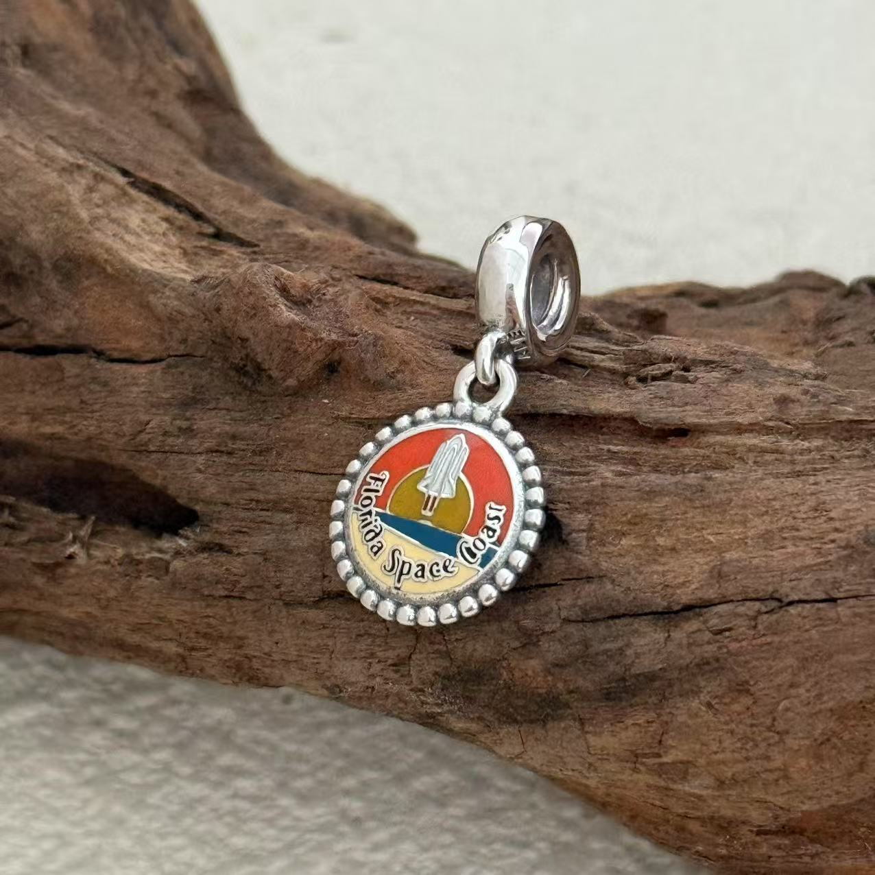 Florida Space Coast Exclusive Dangle Charm Pendant for Pandora Bracelet