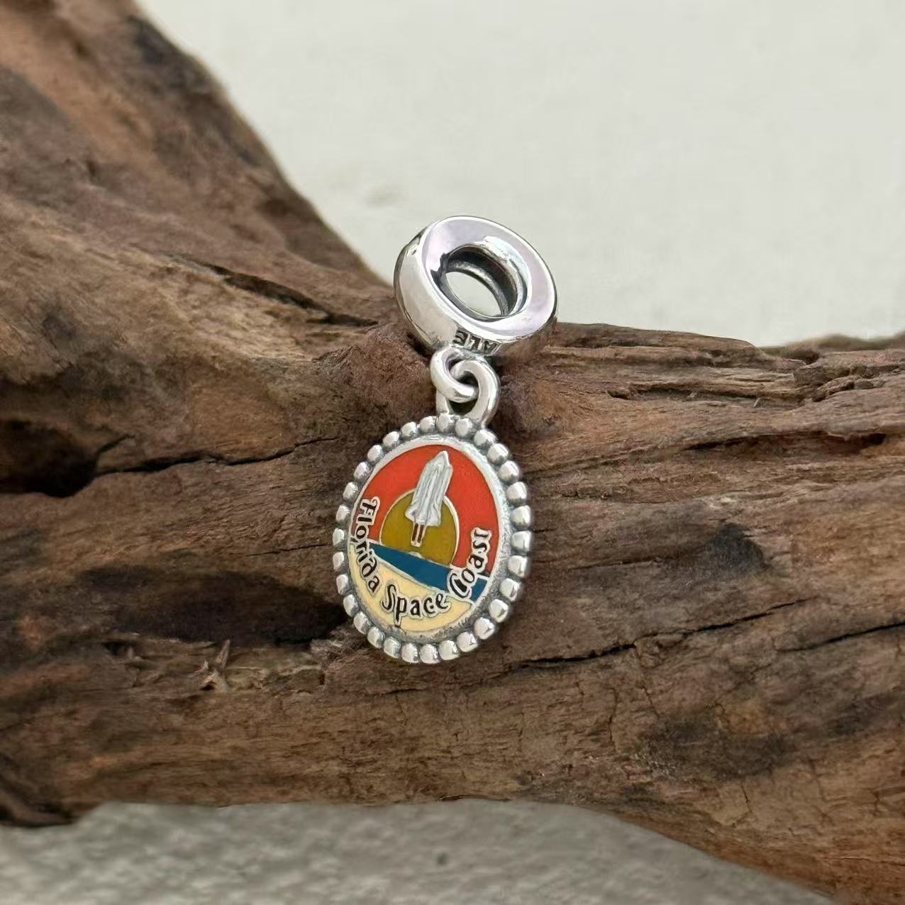Florida Space Coast Exclusive Dangle Charm Pendant for Pandora Bracelet