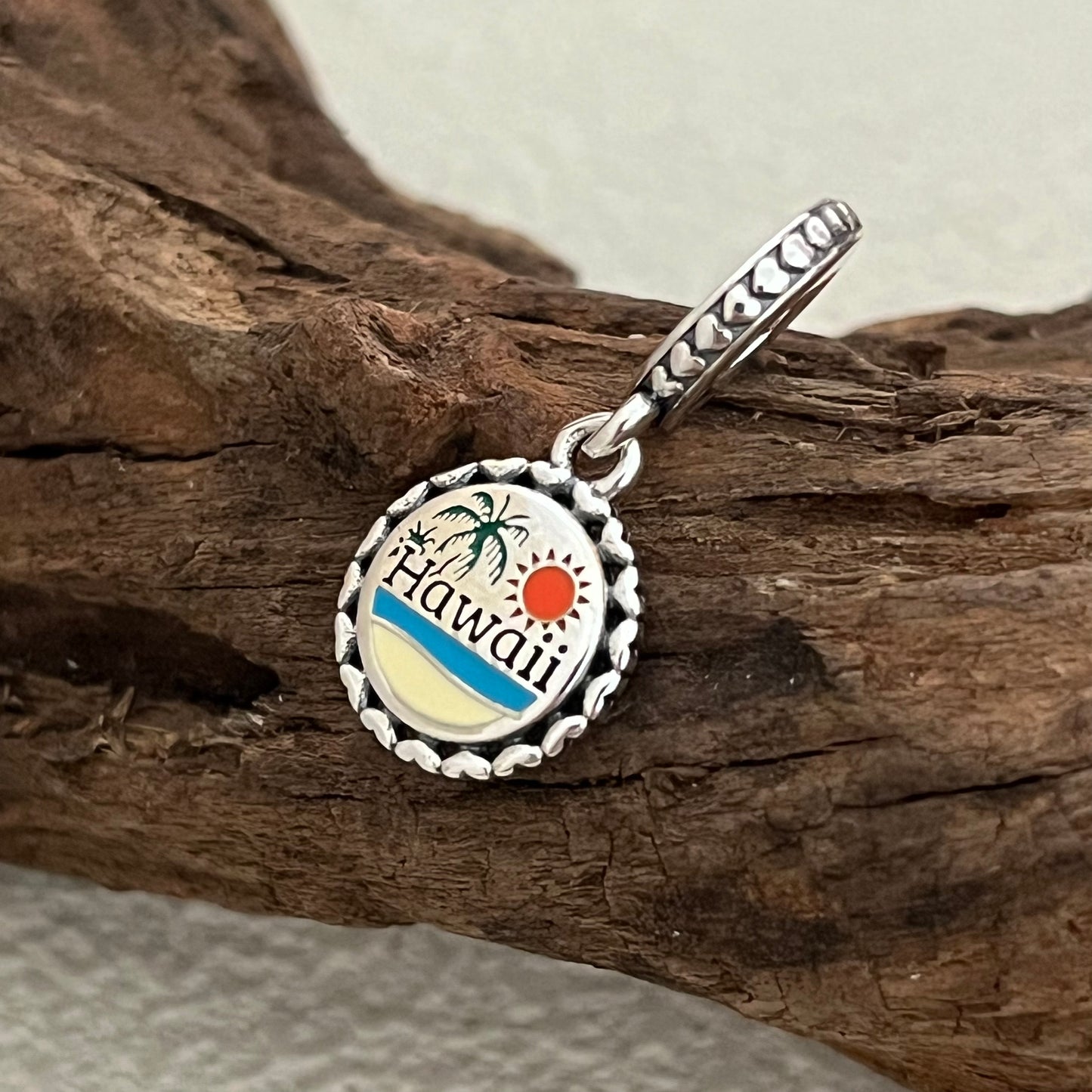 Hawaii Beach Exclusive Dangle Charm Pendant for Pandora Bracelet