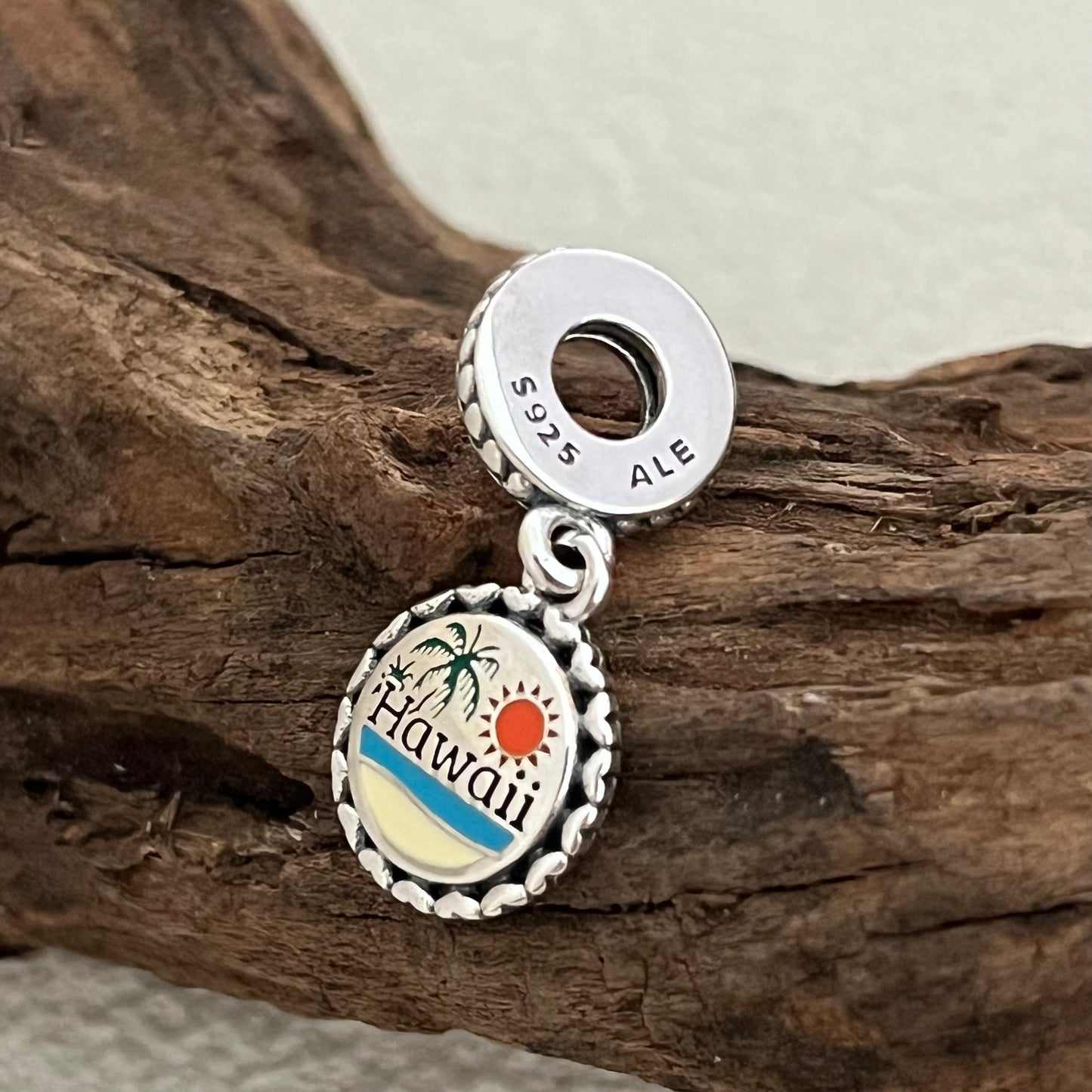 Hawaii Beach Exclusive Dangle Charm Pendant for Pandora Bracelet