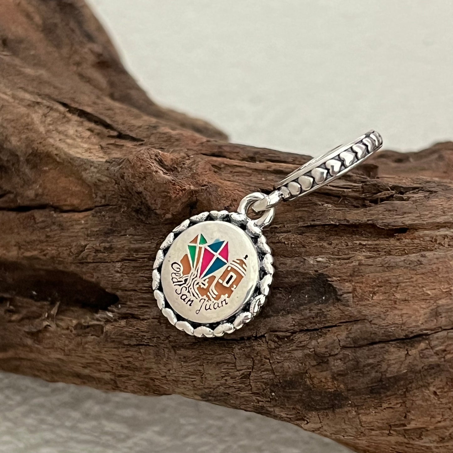 Old San Juan Puerto Rico Exclusive Dangle Charm Pendant for Pandora Bracelet