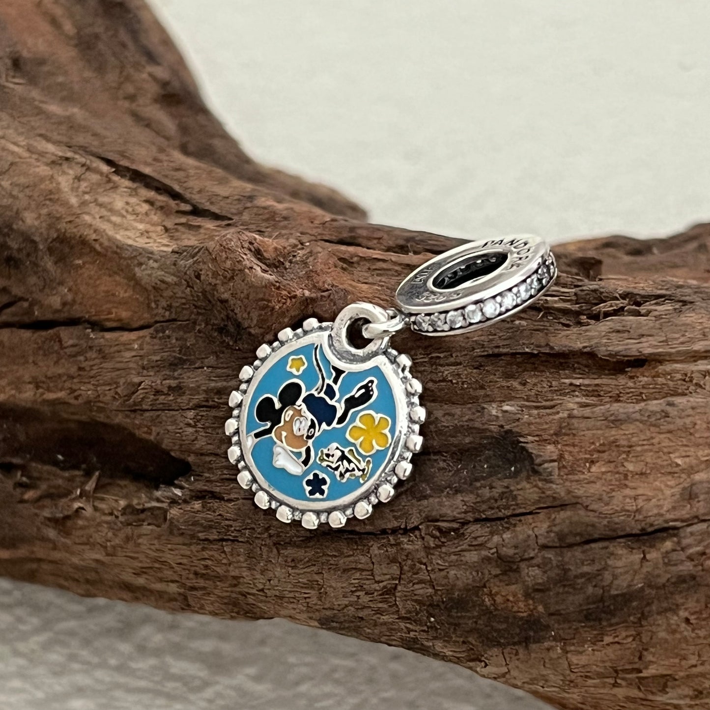 Mickey Blue Exclusive Dangle Charm Pendant for Pandora Bracelet