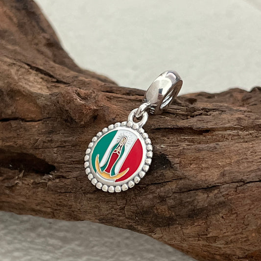 Mexico Our Lady of Guadalupe Exclusive Dangle Charm Pendant for Pandora Bracelet