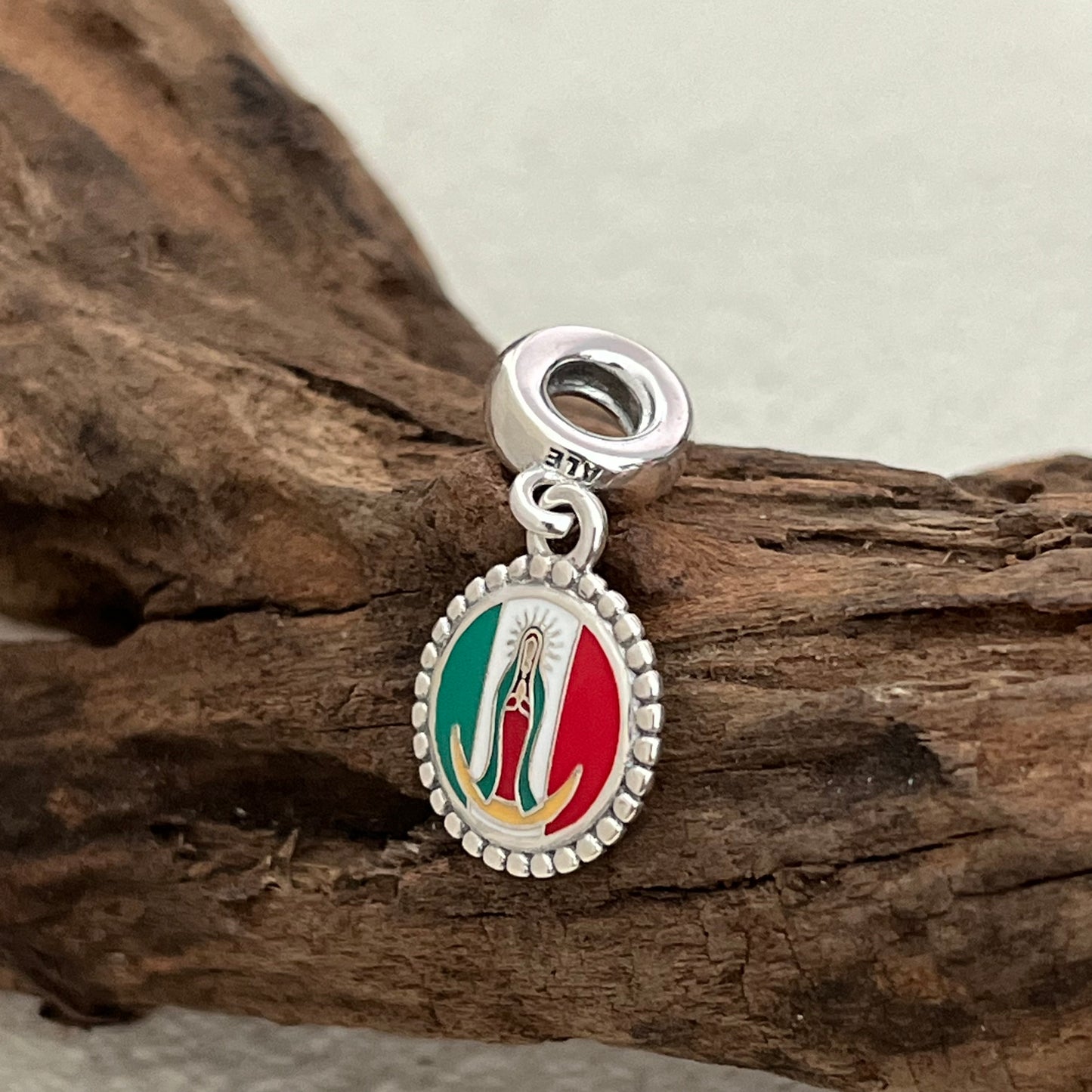 Mexico Our Lady of Guadalupe Exclusive Dangle Charm Pendant for Pandora Bracelet