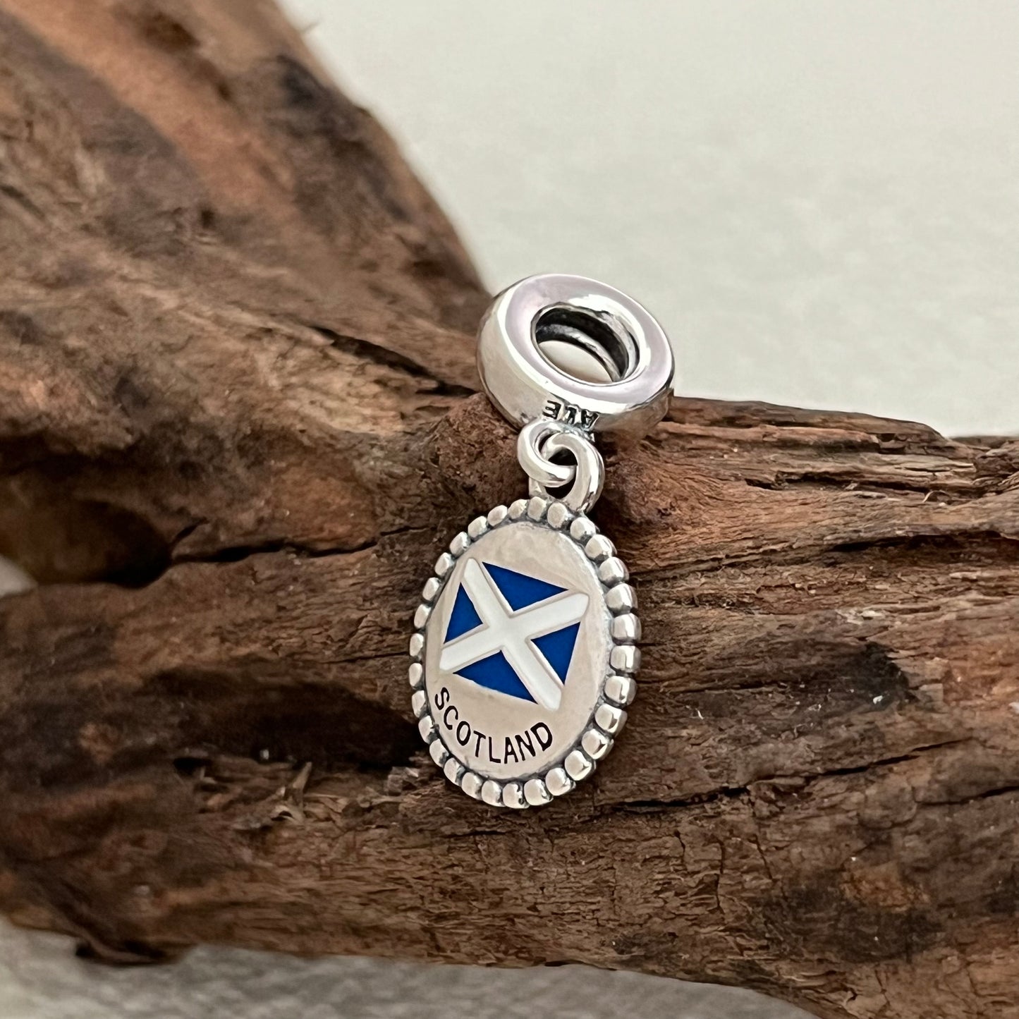 Scotland Flag Exclusive Dangle Charm Pendant for Pandora Bracelet