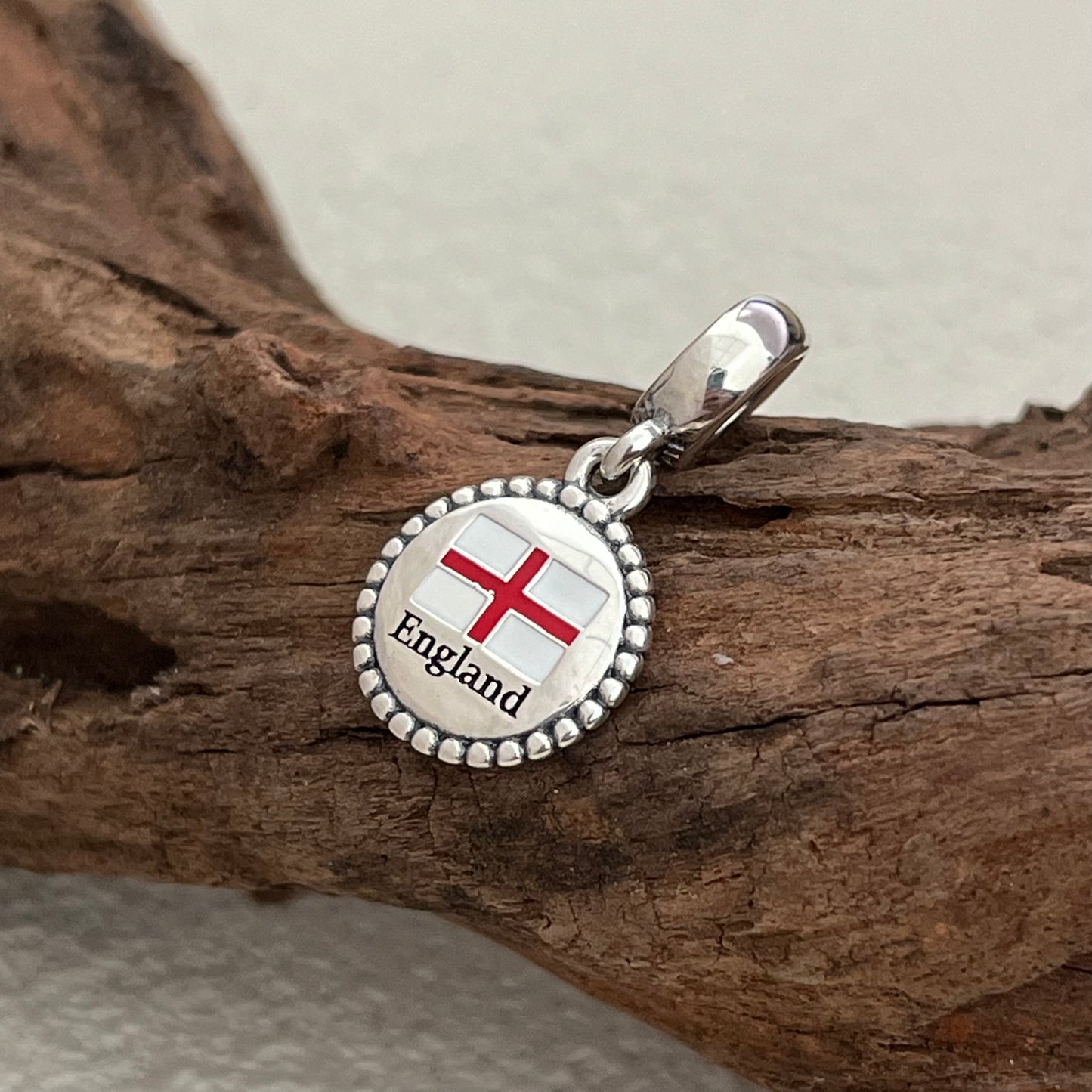 England Flag Exclusive Dangle Charm Pendant for Pandora Bracelet