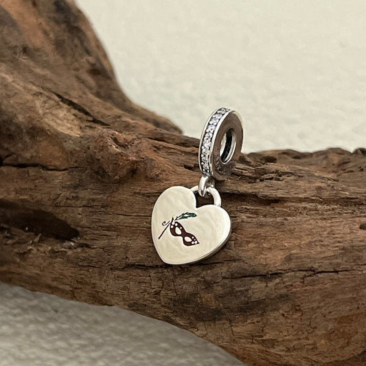New Orleans Heart Exclusive Dangle Charm Pendant for Pandora Bracelet S925 Silver
