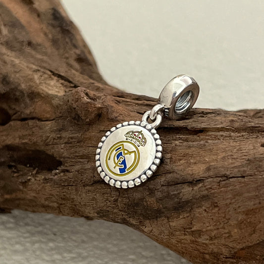 Real Madrid CF Exclusive Dangle Charm Pendant for Pandora Bracelet S925 Silver