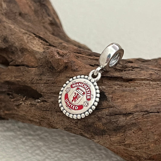 Manchester United F.C Exclusive Dangle Charm Pendant for Pandora Bracelet S925 Silver