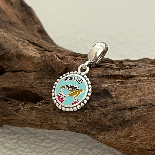 Hawaii Sea turtle Exclusive Dangle Charm Pendant for Pandora Bracelet S925 Silver