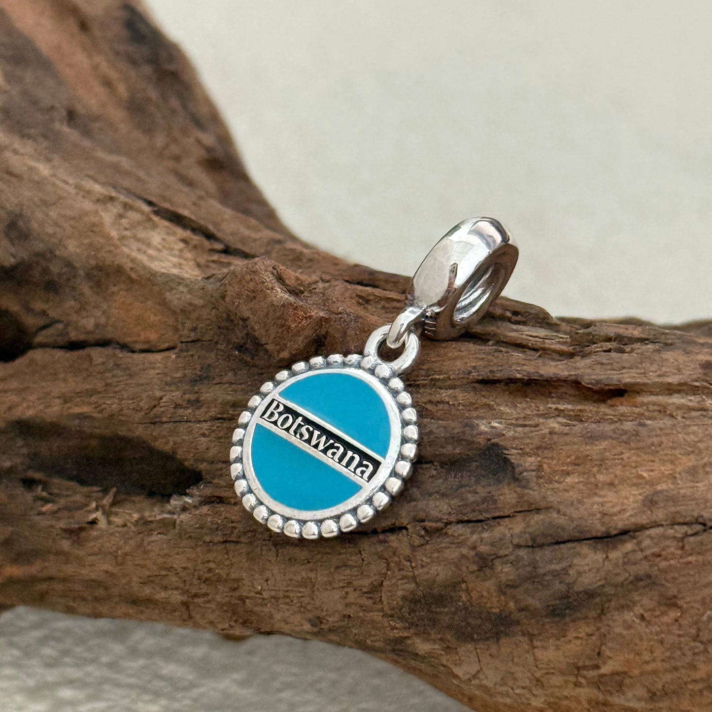 Botswana Exclusive Dangle Charm Pendant for Pandora Bracelet
