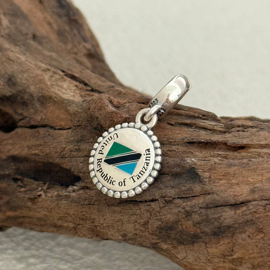 United Republic of Tanzania Exclusive Dangle Charm Pendant for Pandora Bracelet