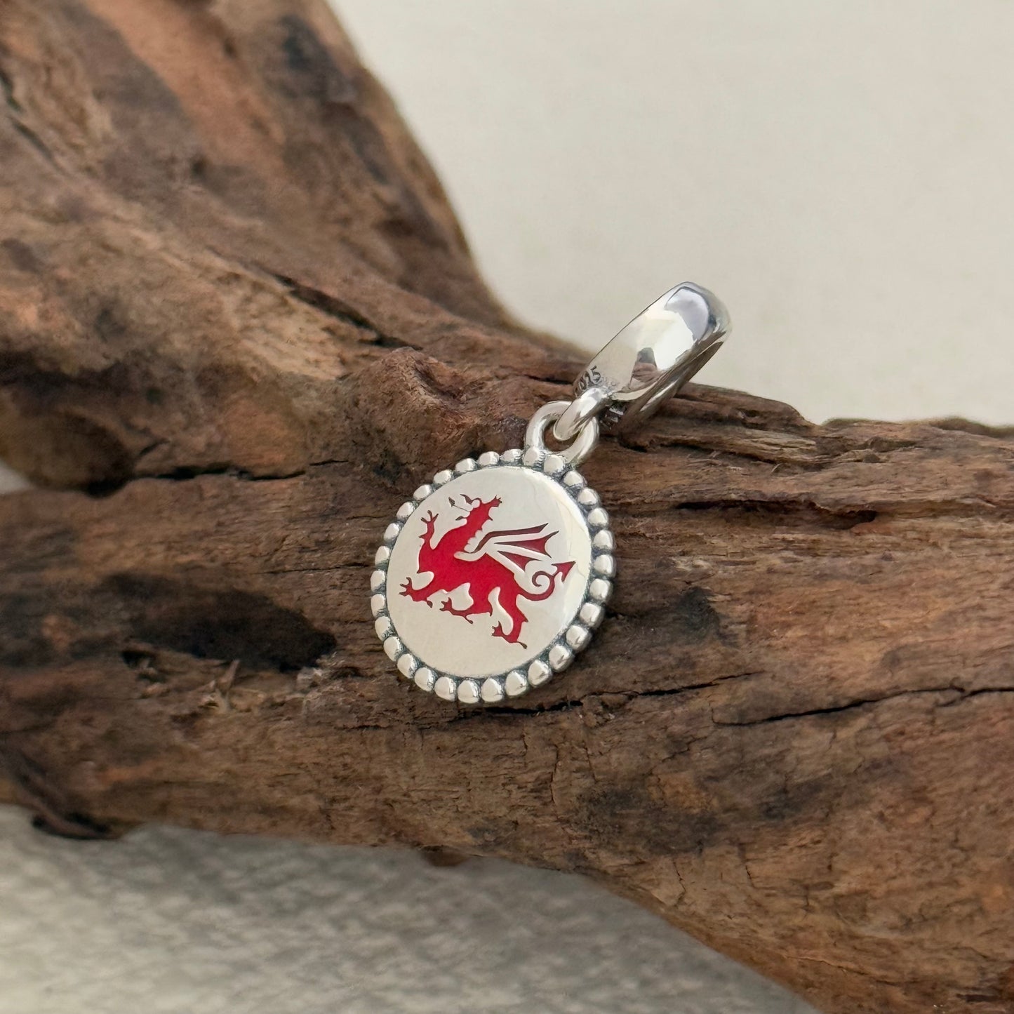 Pandora Wales Exclusive Dangle Charm Pendant for Pandora Bracelet S925 Silver