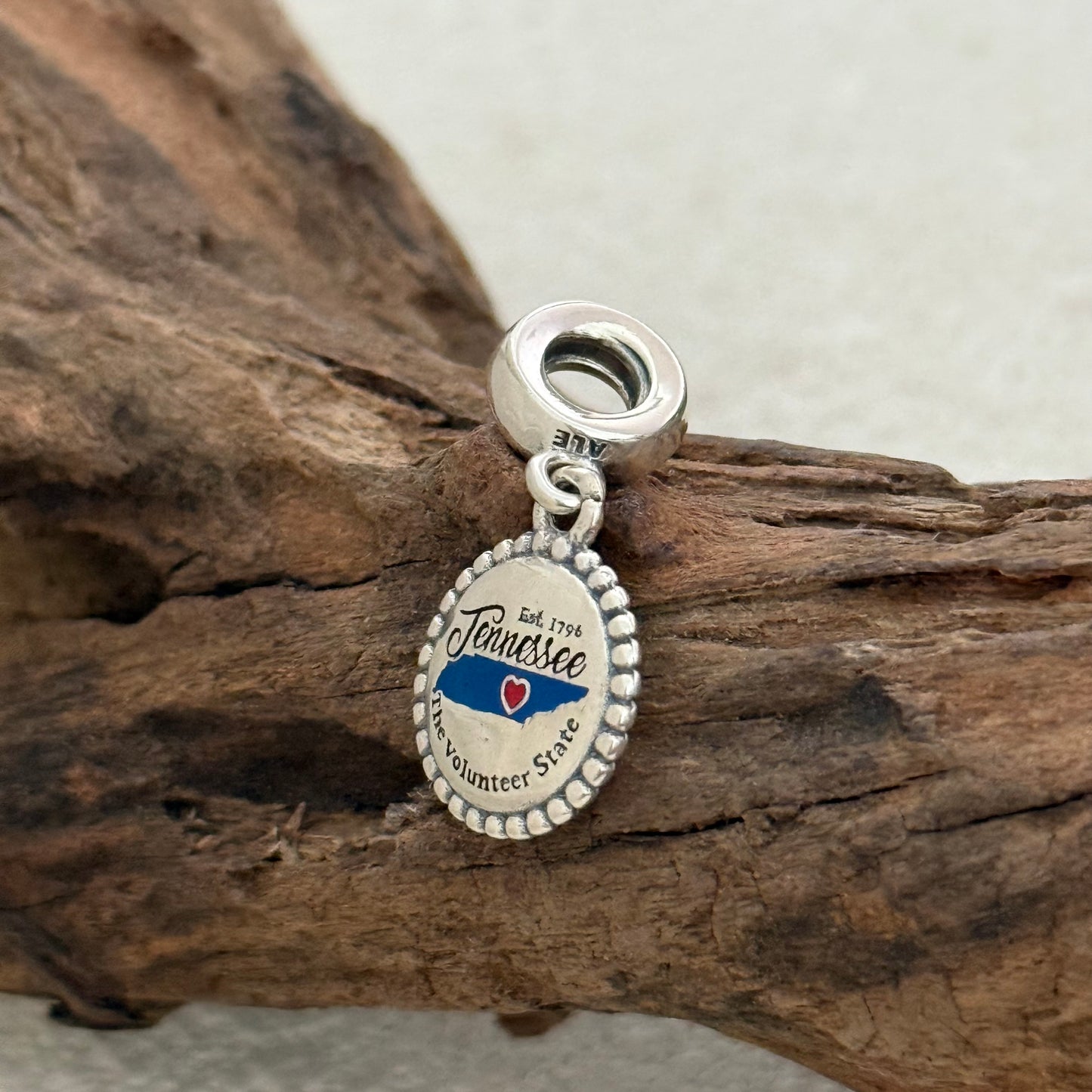 Tennessee The Volunteer State Exclusive Dangle Charm Pendant for Pandora Bracelet
