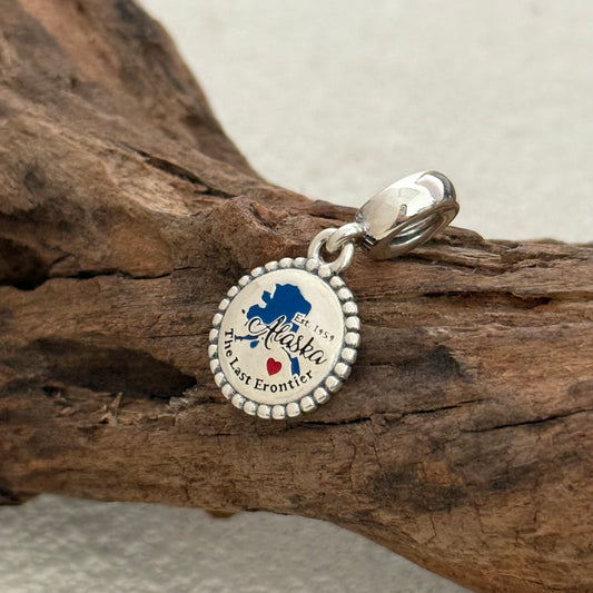 Alaska The Last Erontier Exclusive Dangle Charm Pendant for Pandora Bracelet