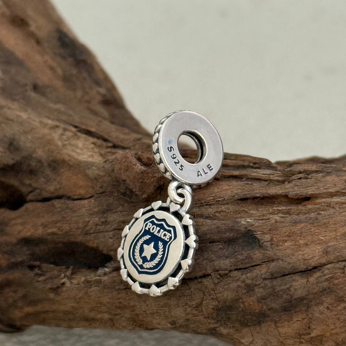 Police Exclusive Dangle Charm Pendant for Pandora Bracelet