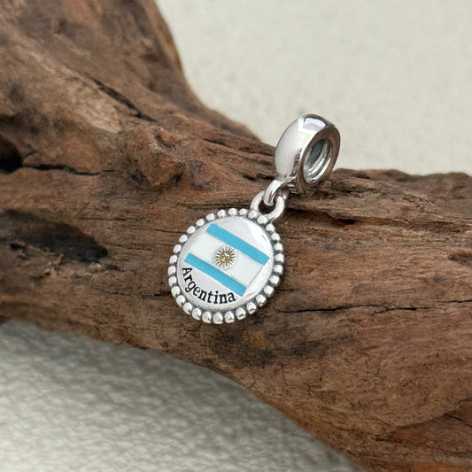 Argentina Exclusive Dangle Charm Pendant for Pandora Bracelet