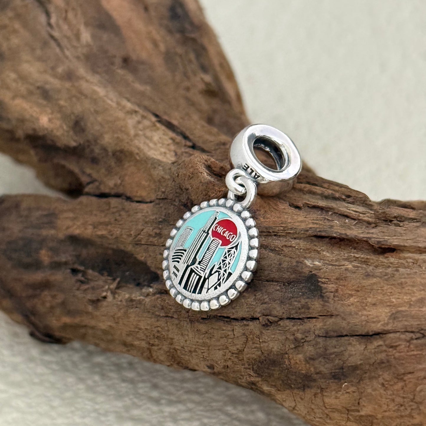Chicago City Exclusive Dangle Charm for Pandora Bracelet