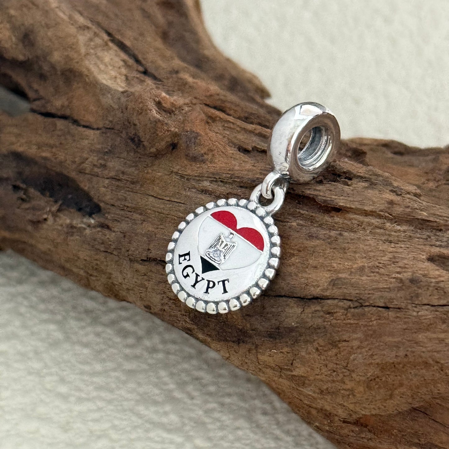 Egypt Heart Exclusive Dangle Charm for Pandora Bracelet