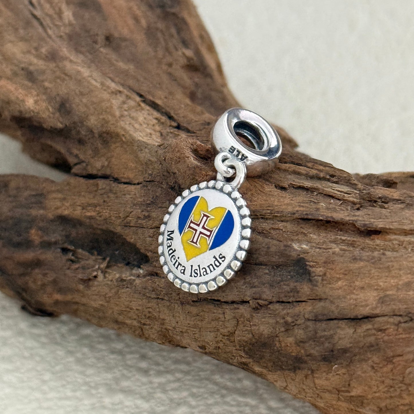 Madeira Islands Heart Exclusive Dangle Charm for Pandora Bracelet