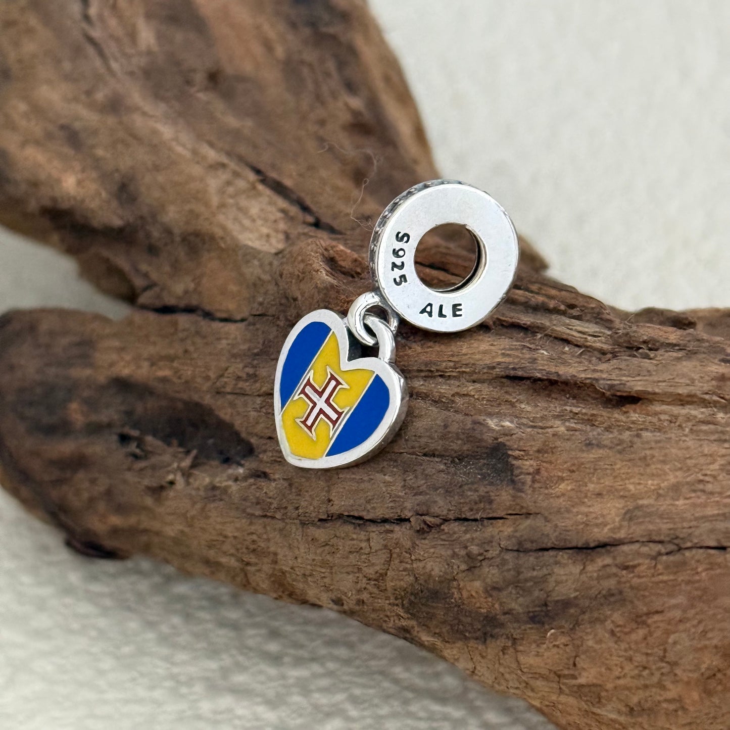 Madeira Islands Exclusive Heart Dangle Charm for Pandora Bracelet