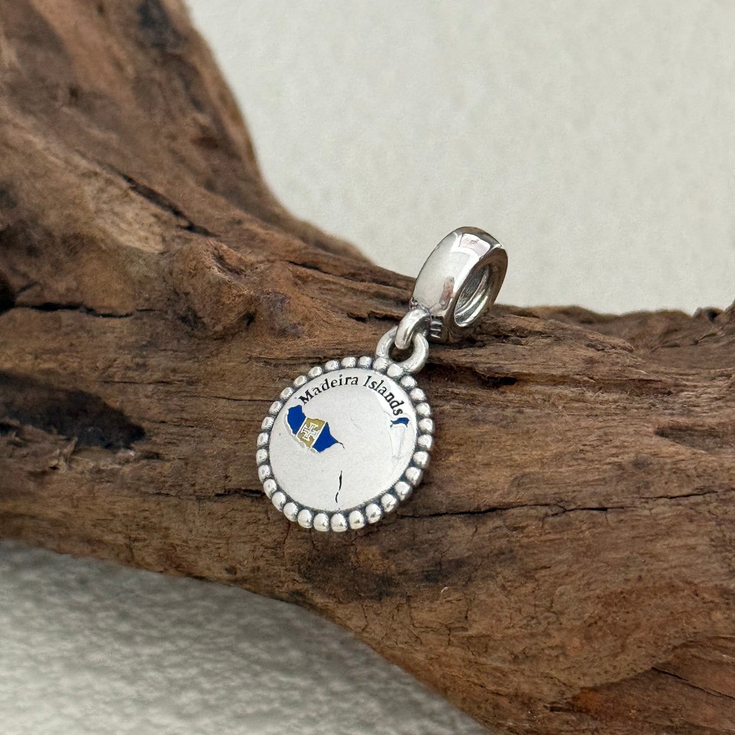 Madeira Islands Map Exclusive Dangle Charm for Pandora Bracelet