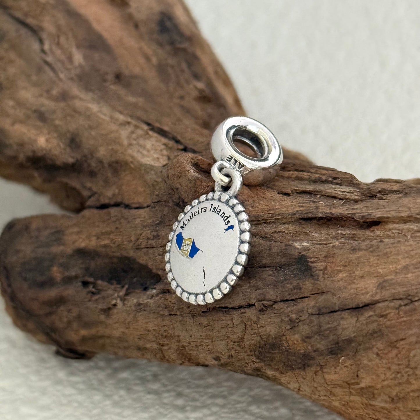 Madeira Islands Map Exclusive Dangle Charm for Pandora Bracelet