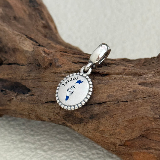 Israel Map Exclusive Dangle Charm for Pandora Bracelet