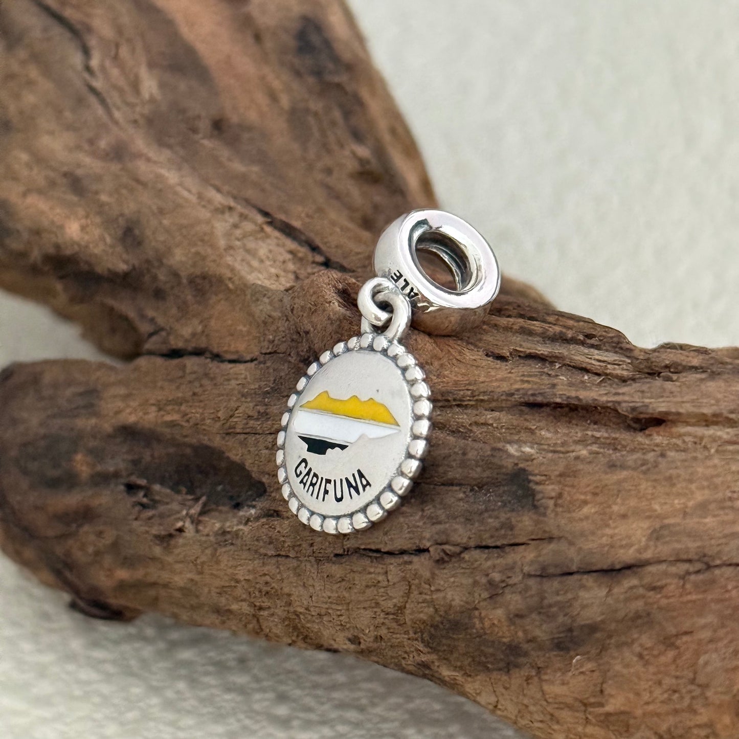 GARIFUNA Map Exclusive Dangle Charm for Pandora Bracelet