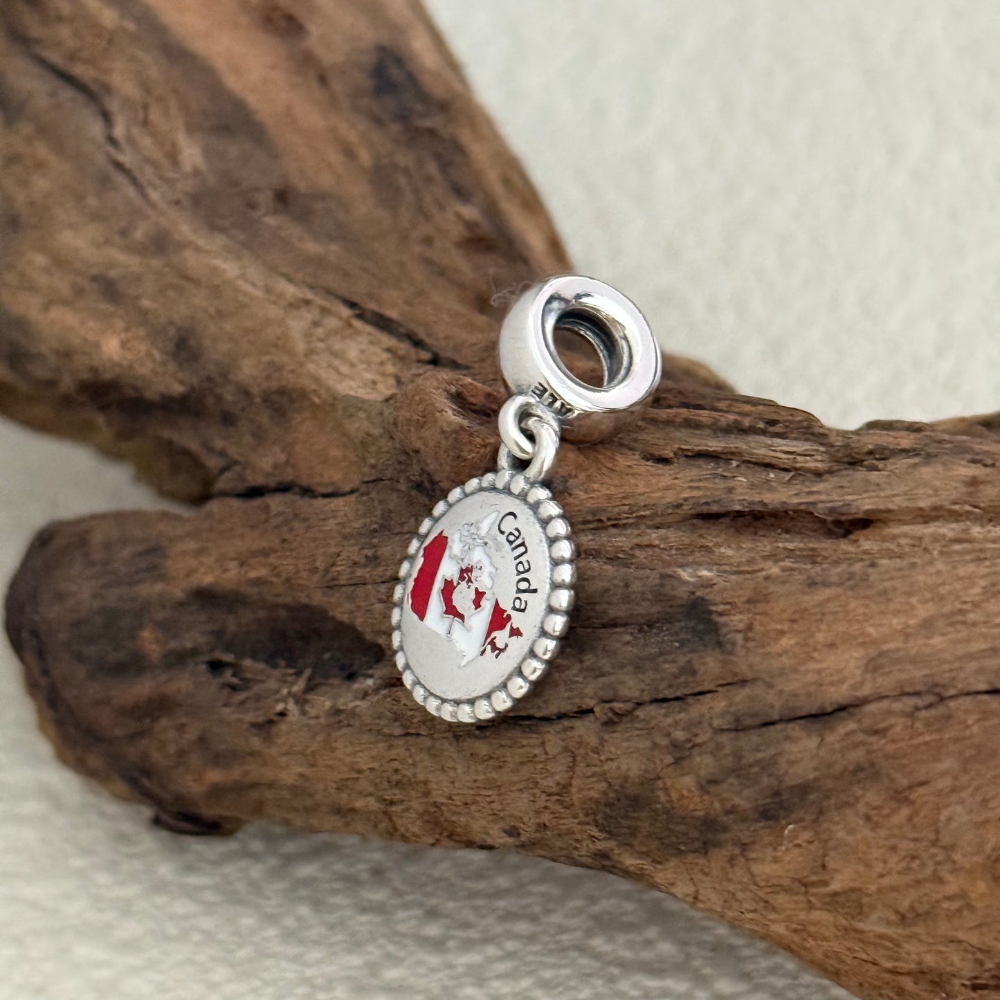 Canada Map Exclusive Dangle Charm for Pandora Bracelet