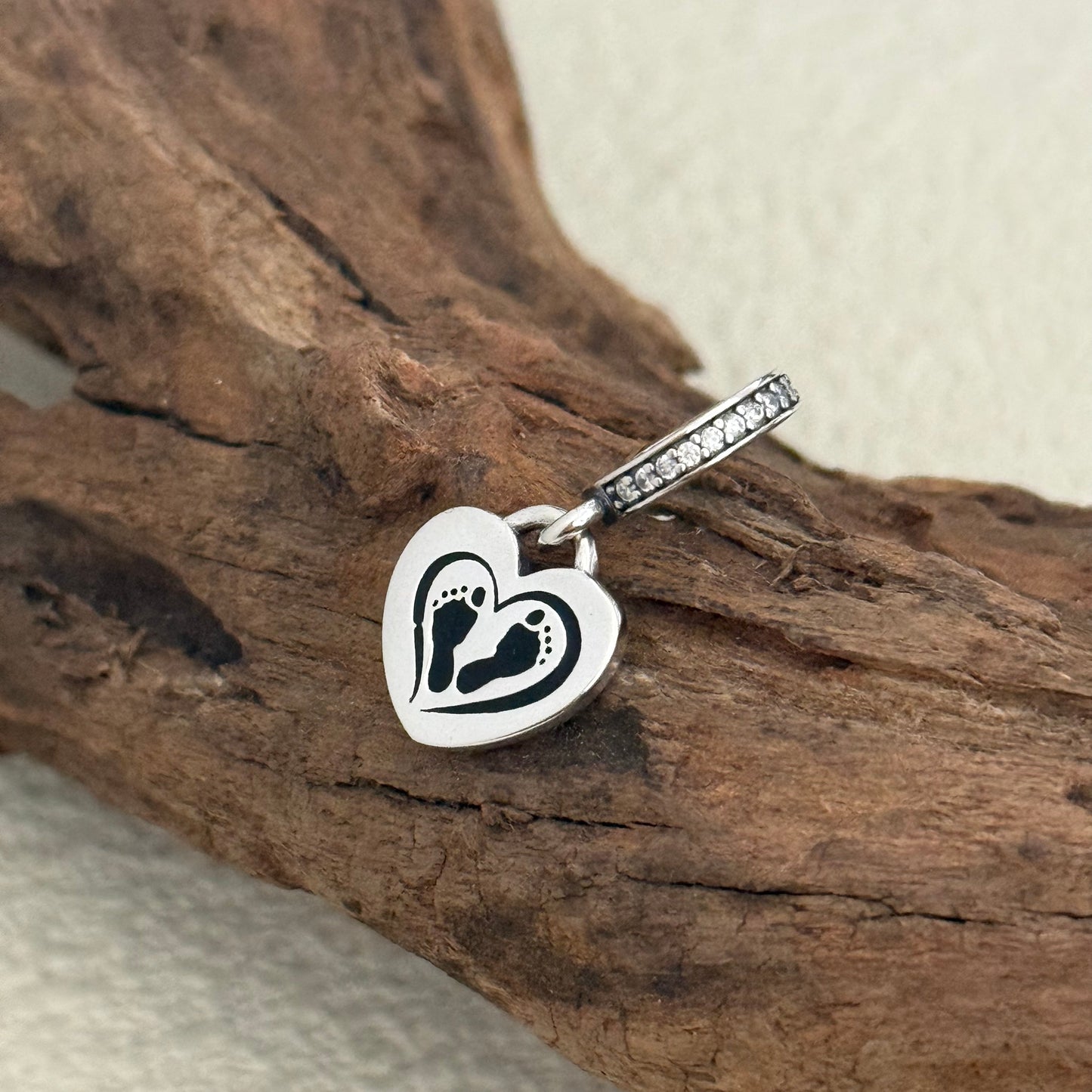 Footprint in Franklin, TN Exclusive Dangle Charm for Pandora Bracelet