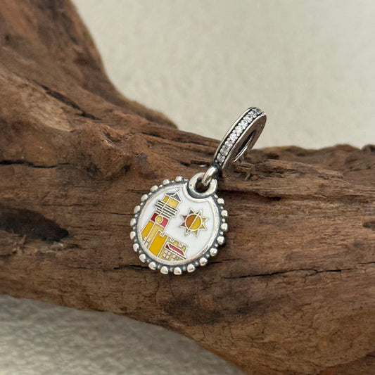 Caribbean Beach Resort Exclusive Dangle Charm for Pandora Bracelet