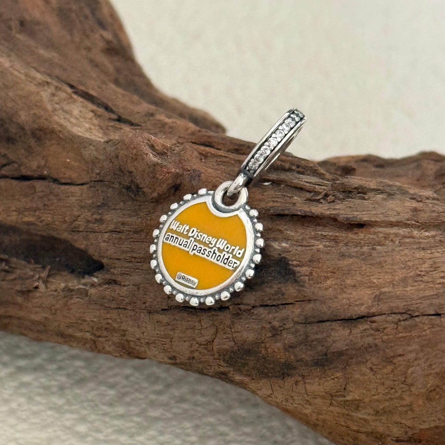 Disney Annual Passholder Exclusive Dangle Charm for Pandora Bracelet