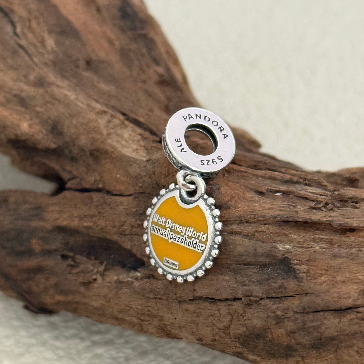 Disney Annual Passholder Exclusive Dangle Charm for Pandora Bracelet