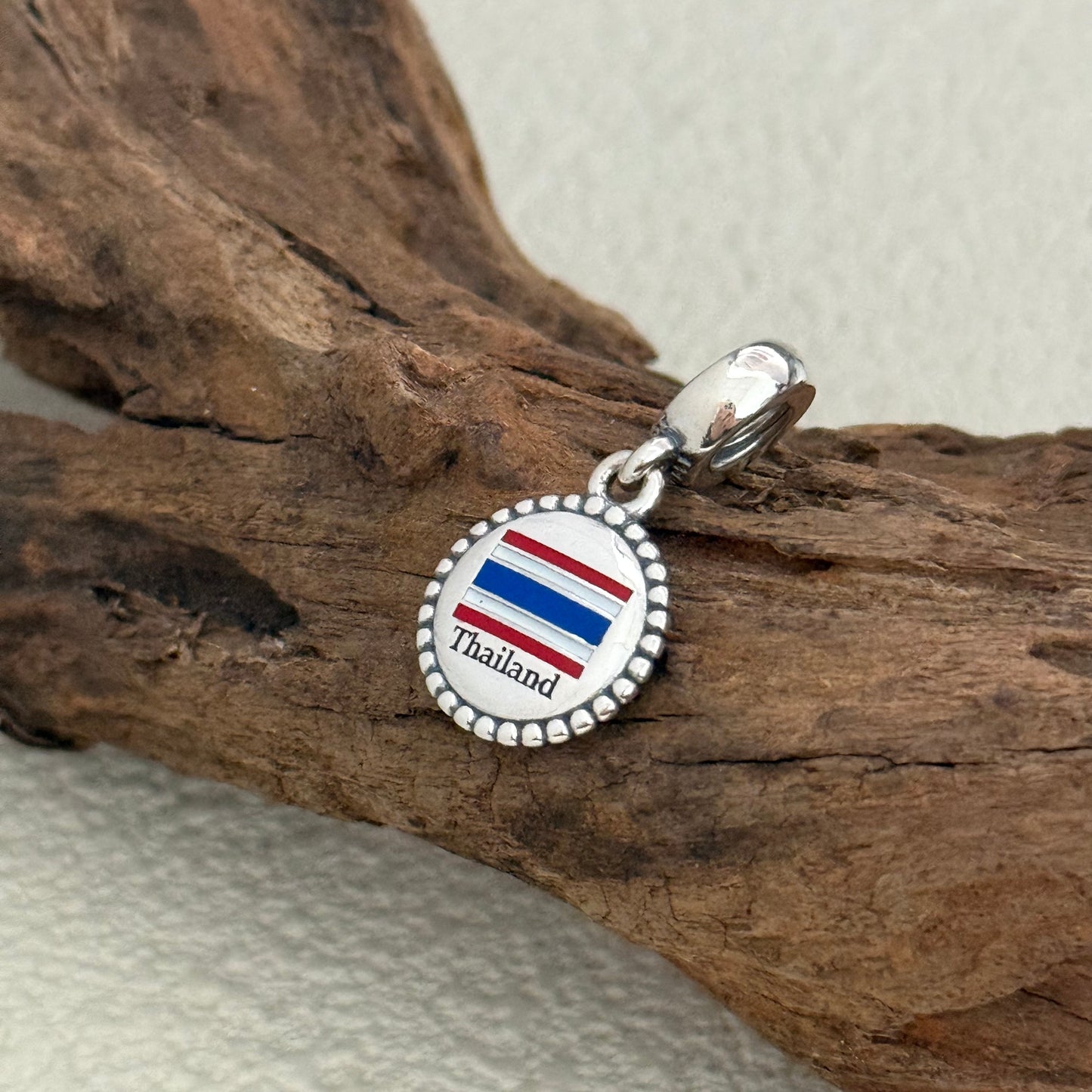 Thailand Flag Exclusive Dangle Charm for Pandora Bracelet