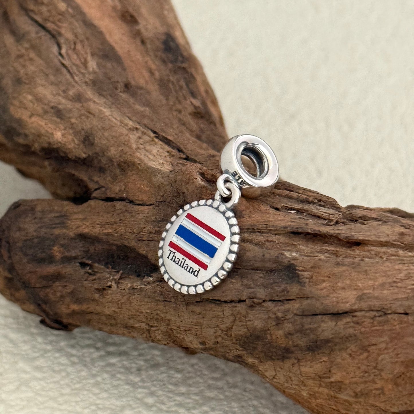 Thailand Flag Exclusive Dangle Charm for Pandora Bracelet