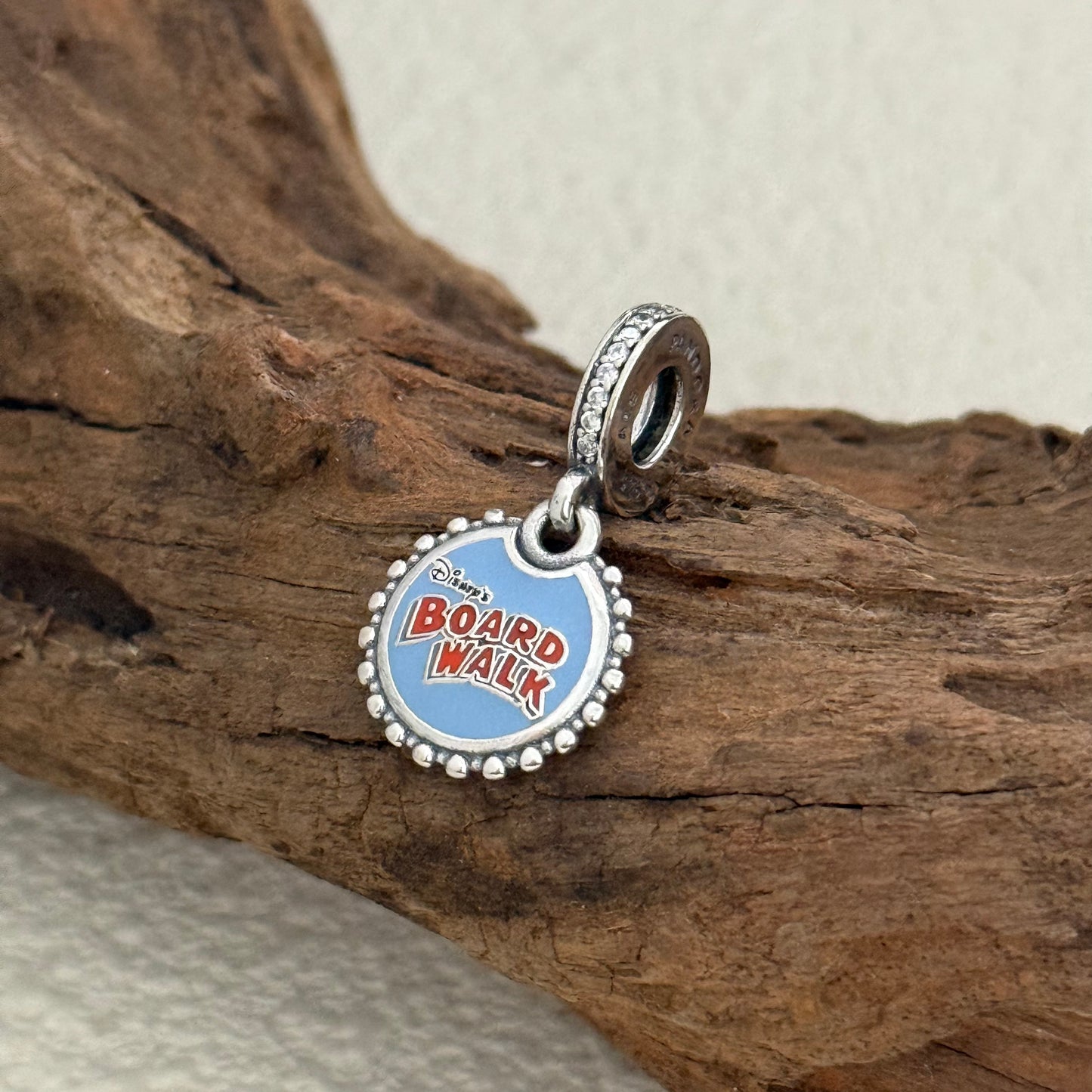 Boardwalk Exclusive Dangle 925 Sterling Silver Charm for Pandora Bracelet