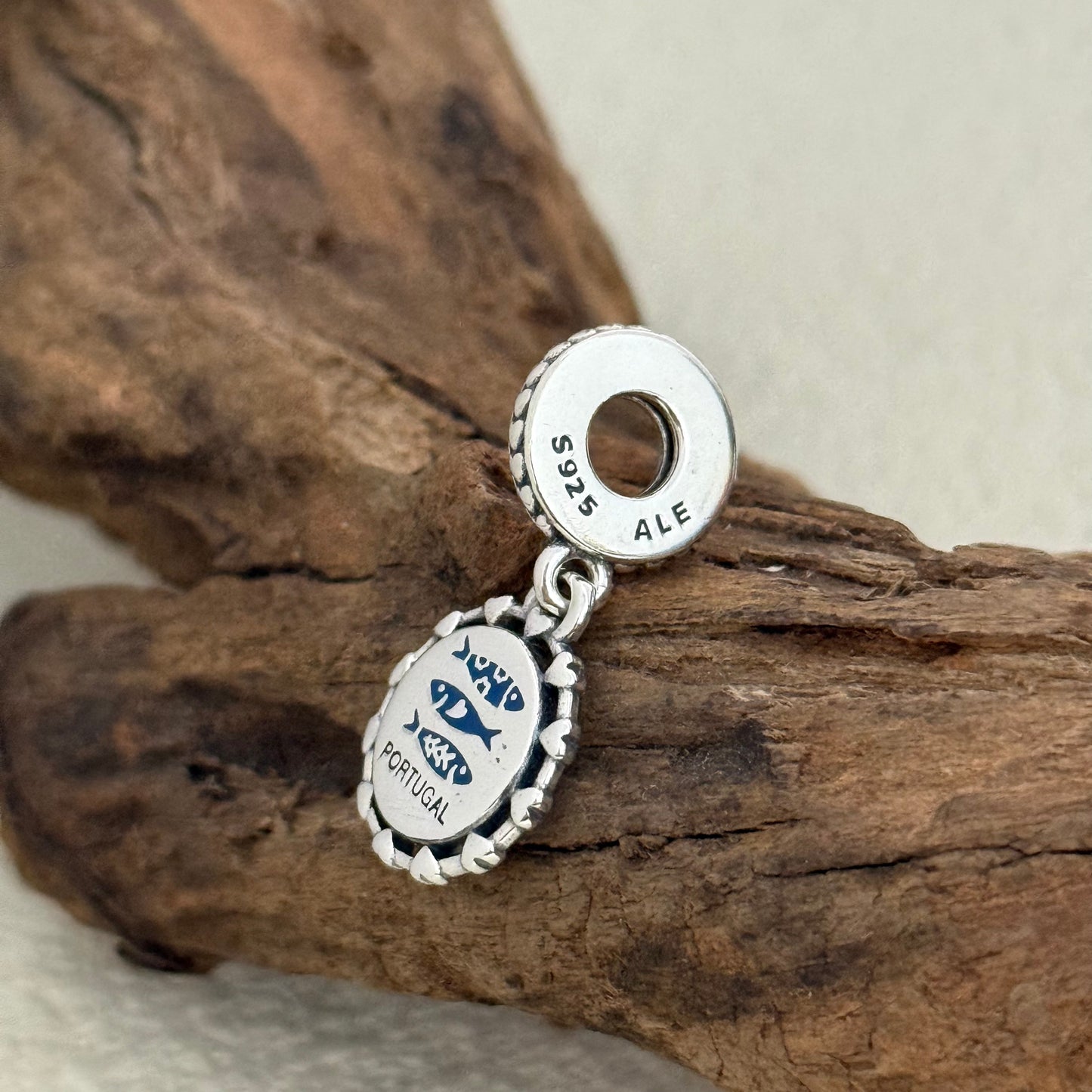 Portugal Exclusive Dangle 925 Sterling Silver Charm for Pandora Bracelet