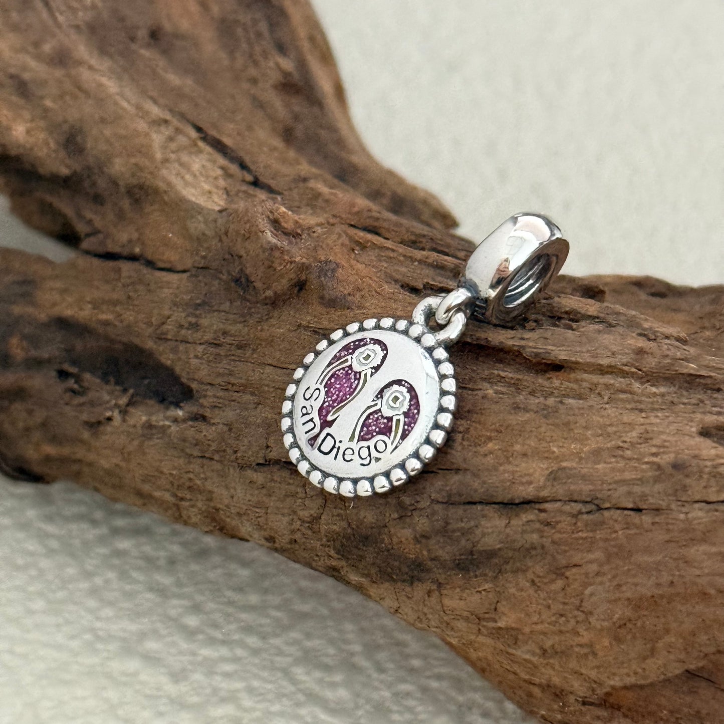 San Diego Seal Exclusive Dangle 925 Sterling Silver Charm for Pandora Bracelet