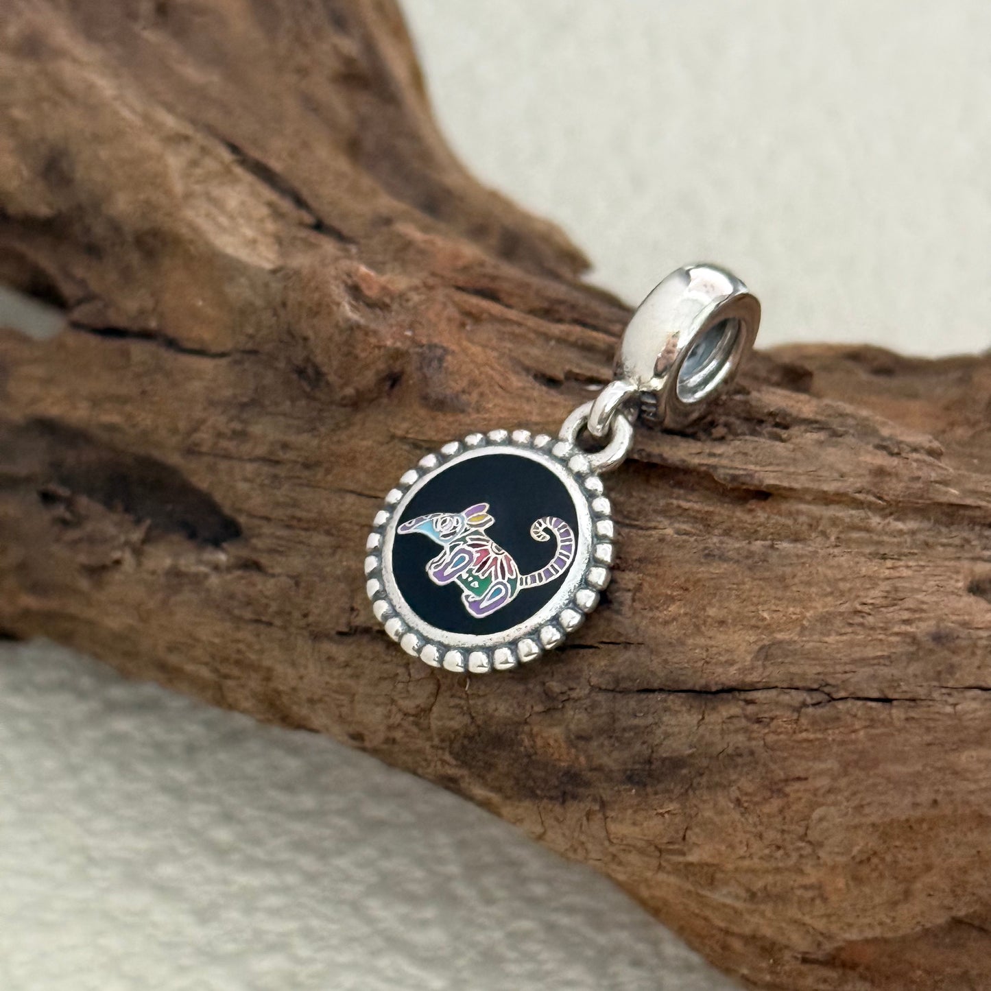 Colorful Mouse Exclusive Dangle 925 Sterling Silver Charm for Pandora Bracelet