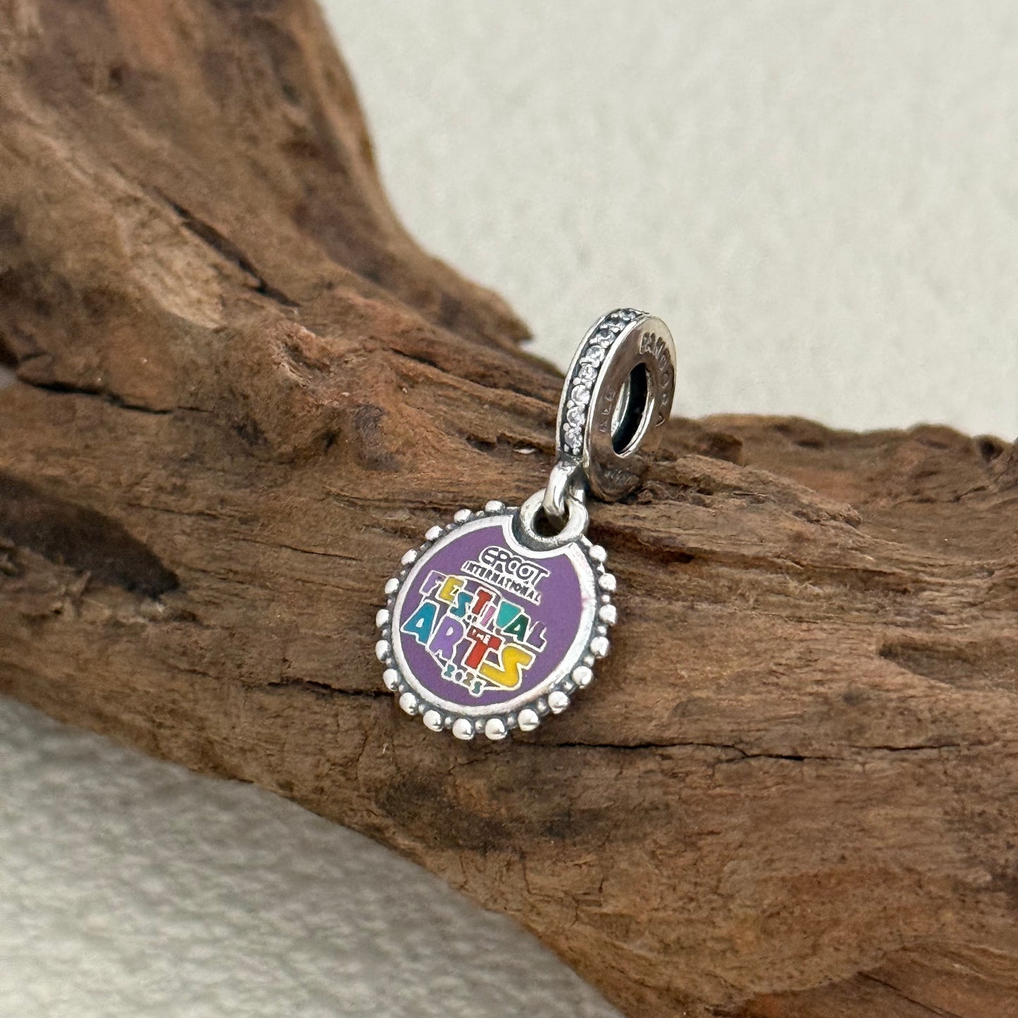 Epcot International Festival of the Arts Exclusive Dangle 925 Sterling Silver Charm for Pandora Bracelet