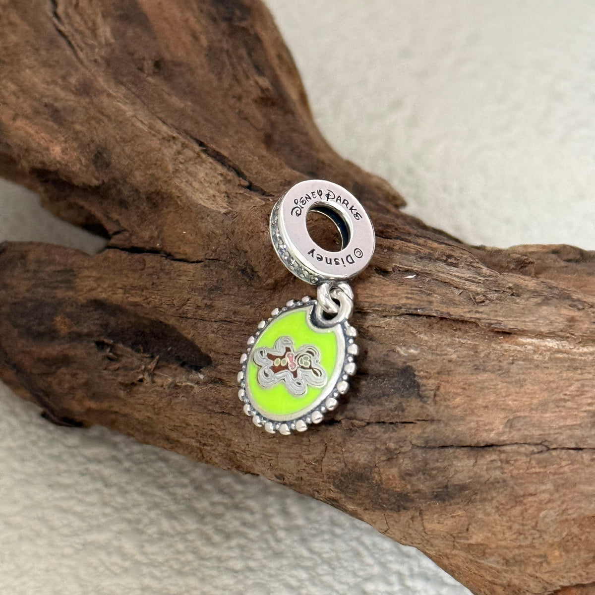 Mickey Gingerbread Exclusive Dangle 925 Sterling Silver Charm for Pandora Bracelet