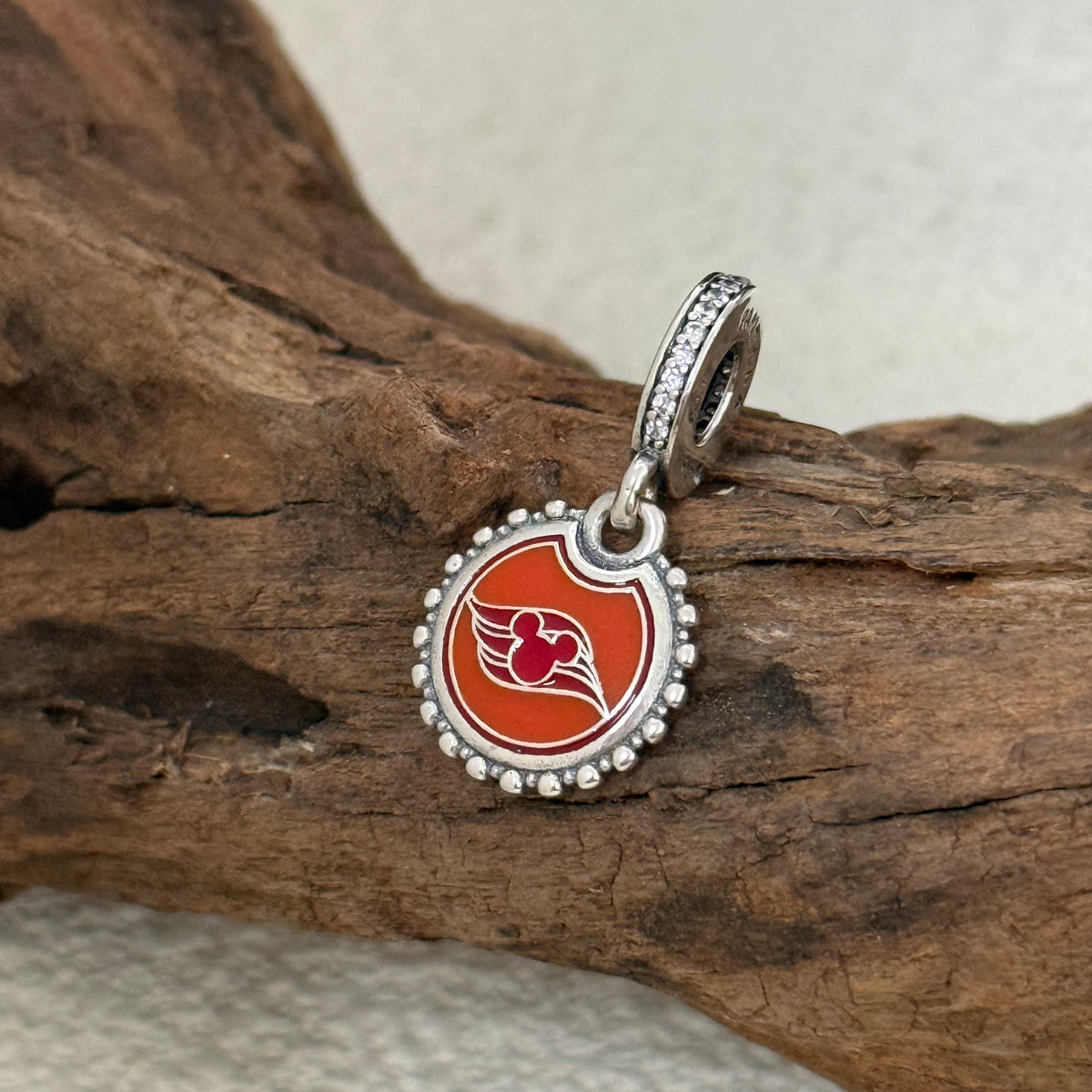 Disney Cruise Line Pirate Stitch Exclusive Dangle 925 Sterling Silver Charm for Pandora Bracelet
