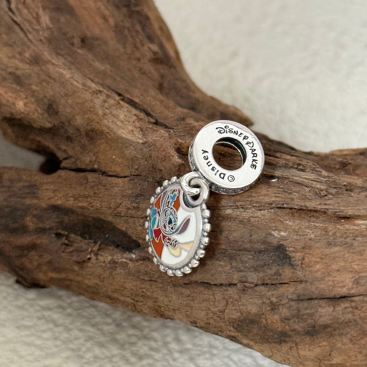 Disney Cruise Line Pirate Stitch Exclusive Dangle 925 Sterling Silver Charm for Pandora Bracelet