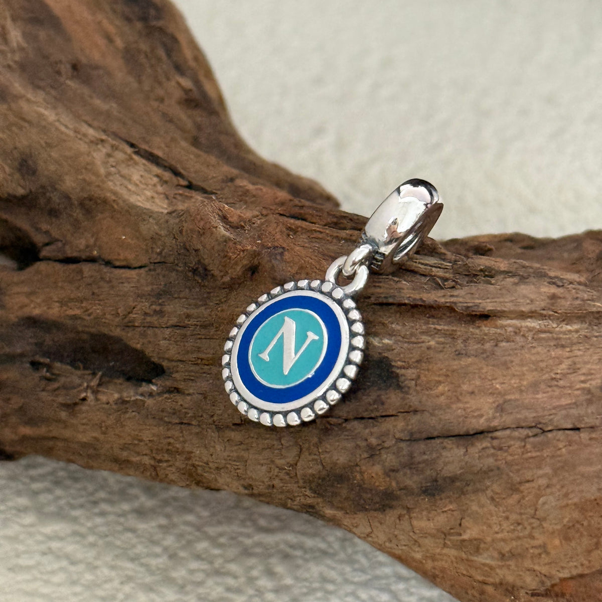 NAP S.S.C. Napoli Exclusive Dangle 925 Sterling Silver Charm for Pandora Bracelet