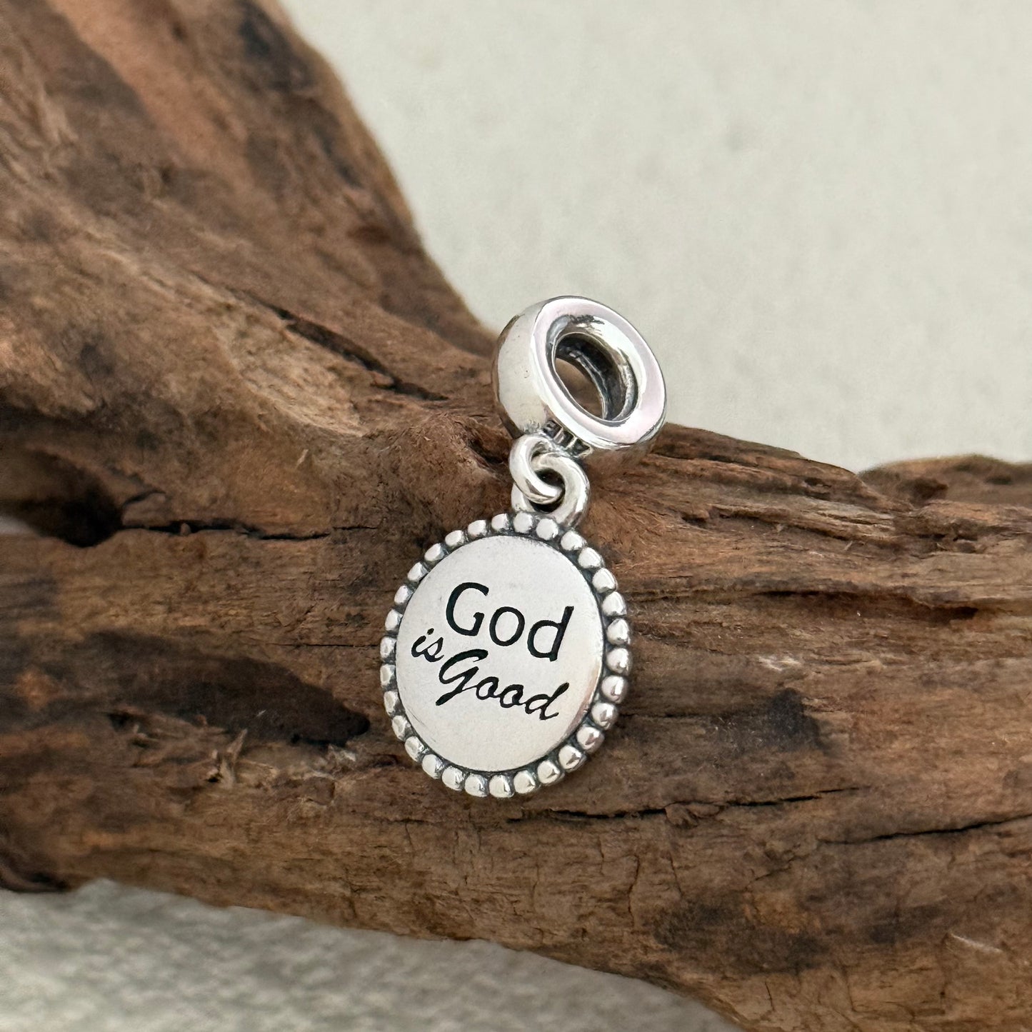 God is Good Exclusive Dangle 925 Sterling Silver Charm for Pandora Bracelet