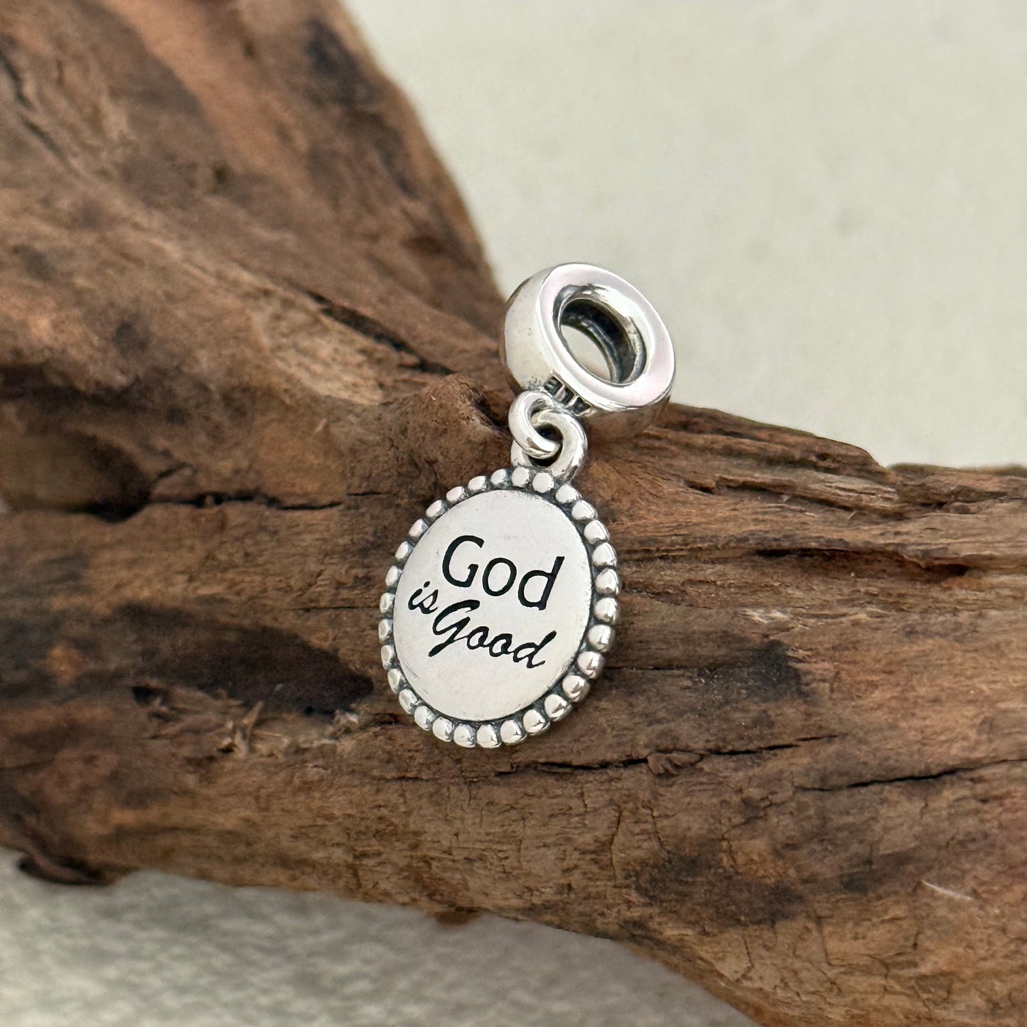God is Good Exclusive Dangle 925 Sterling Silver Charm for Pandora Bracelet