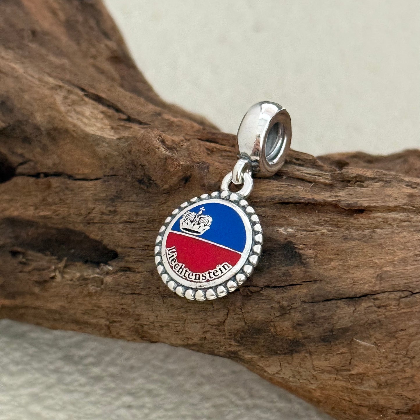 Liechtenstein Exclusive Dangle 925 Sterling Silver Charm for Pandora Bracelet