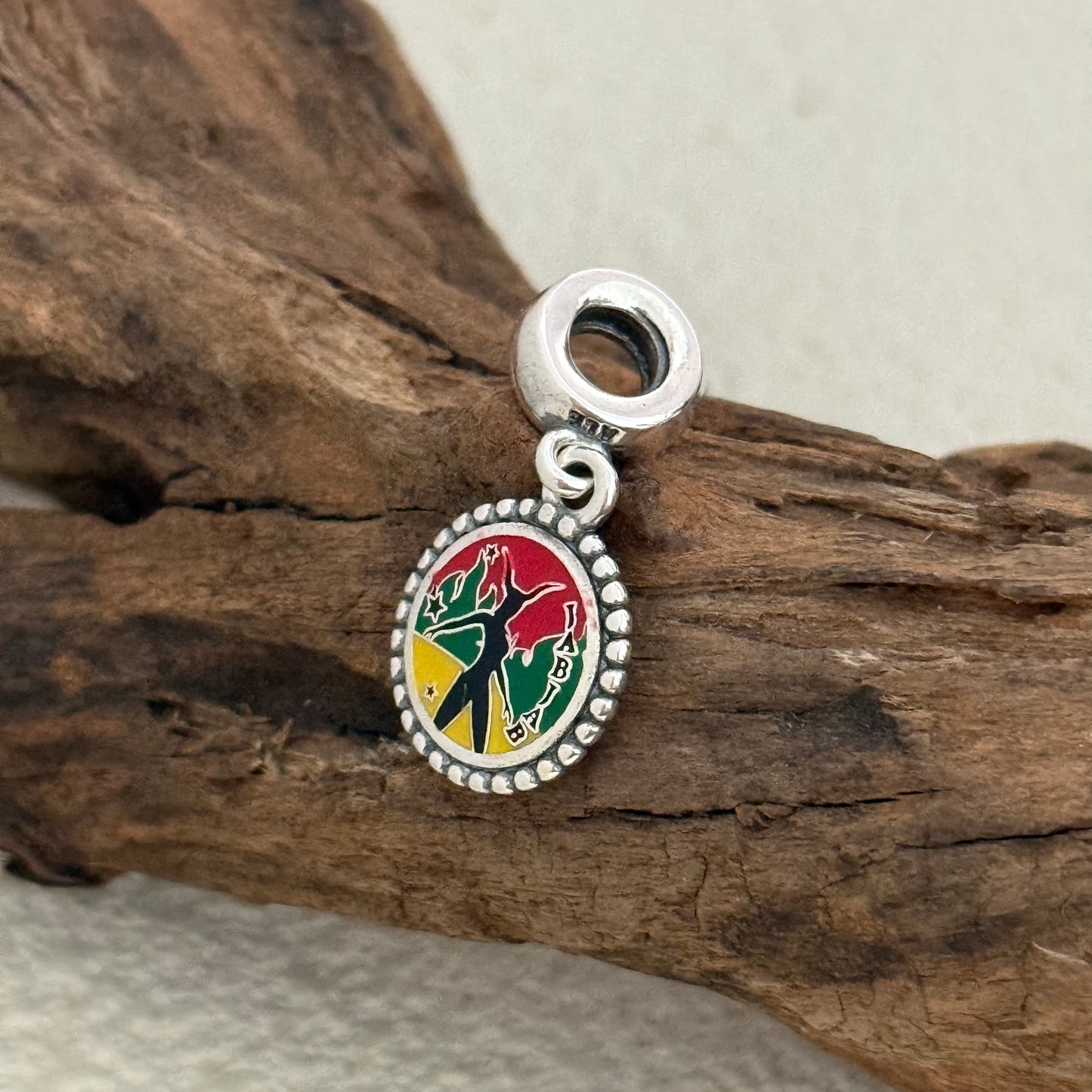Caribbean Carnival Jab Jab Exclusive Dangle 925 Sterling Silver Charm for Pandora Bracelet